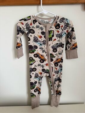 Monster Truck Bamboo Pajamas